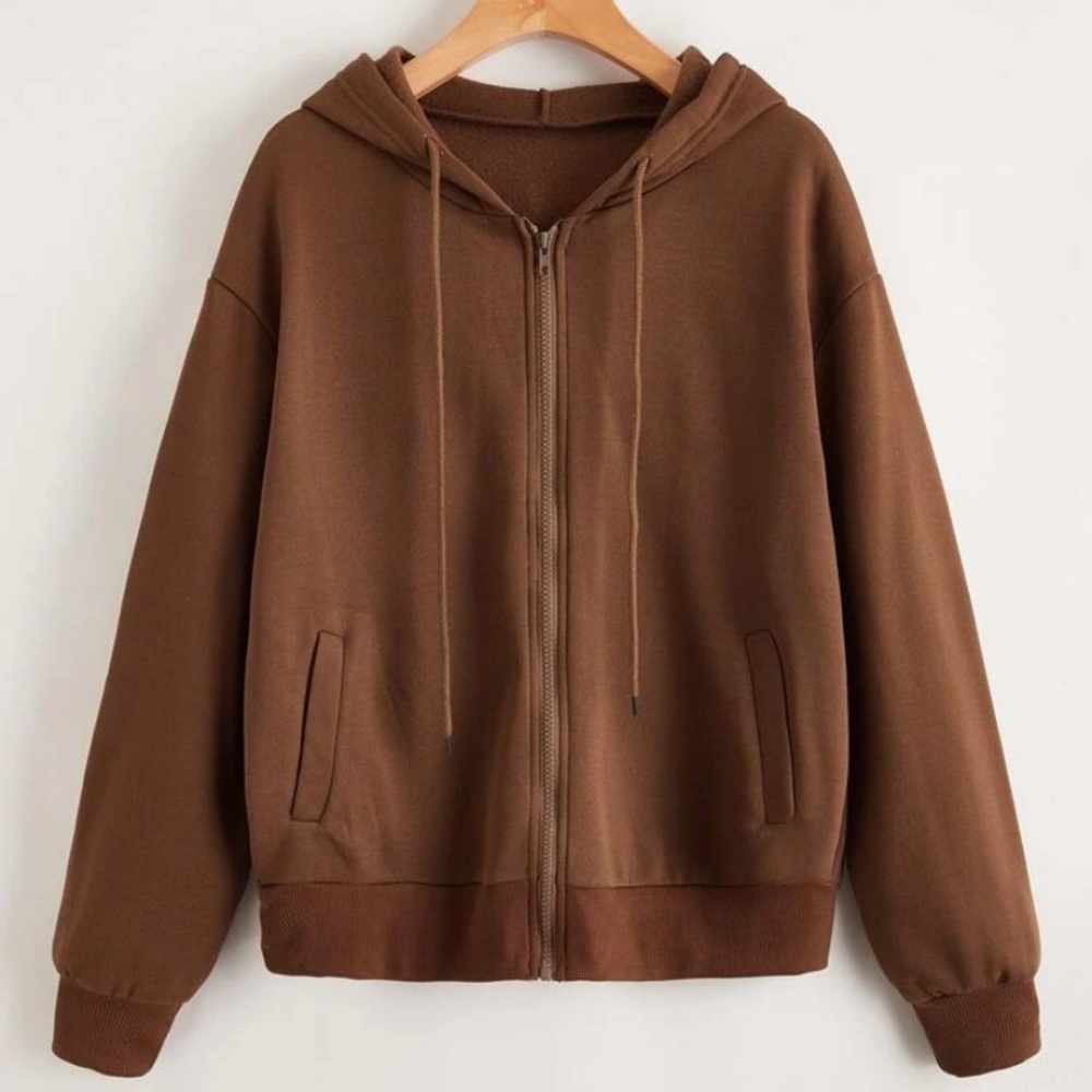 Brown hoodie